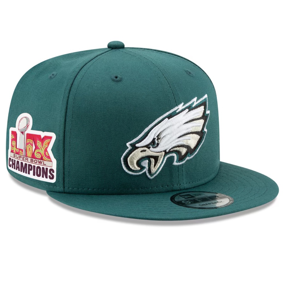 Philadelphia Eagles Super Bowl LIX Champions Snapback Cap & Hat